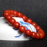 Натуральные красные бусины