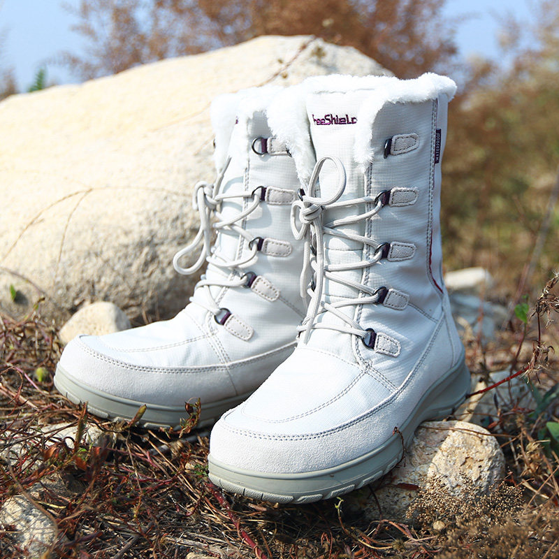 Sports outdoor men and women Gardown warm non-slip anti-cold and anti-snow abrasion-proof hiking long cylinder thick bottom snowy boots shoes