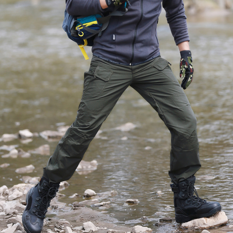 Outdoor Male Style New Hard Hankman Pants Punching pants Breathable Wear Resistant Hiking Camping Anti-Tear Casual Mountaineering Pants