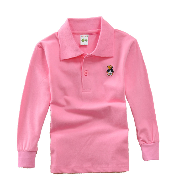 Quần áo thể thao golf cho bé trai và bé gái áo thun dài tay bằng vải cotton bộ quần áo thể thao nữ