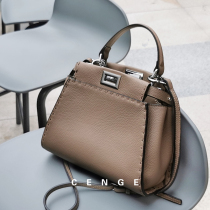 Premium sense first layer cowhide import TOGO calfskin bag kitten bag genuine leather tote bag one shoulder cross-body bag womens bag