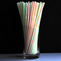 19cm * 5mm disposable pp plastic bending straw soy milk beverage milk tea transparent straw independent packaging