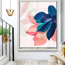 Roller blinds Full shading lift toilet Bathroom Kitchen bedroom waterproof free hole household hand-drawn blinds