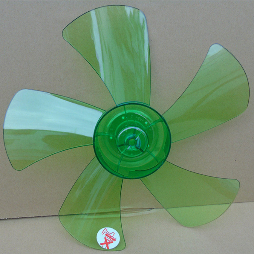 Emmett electric fan S3059T2 blade 12 inch 5 blades full round hole 300mm blades translucent green