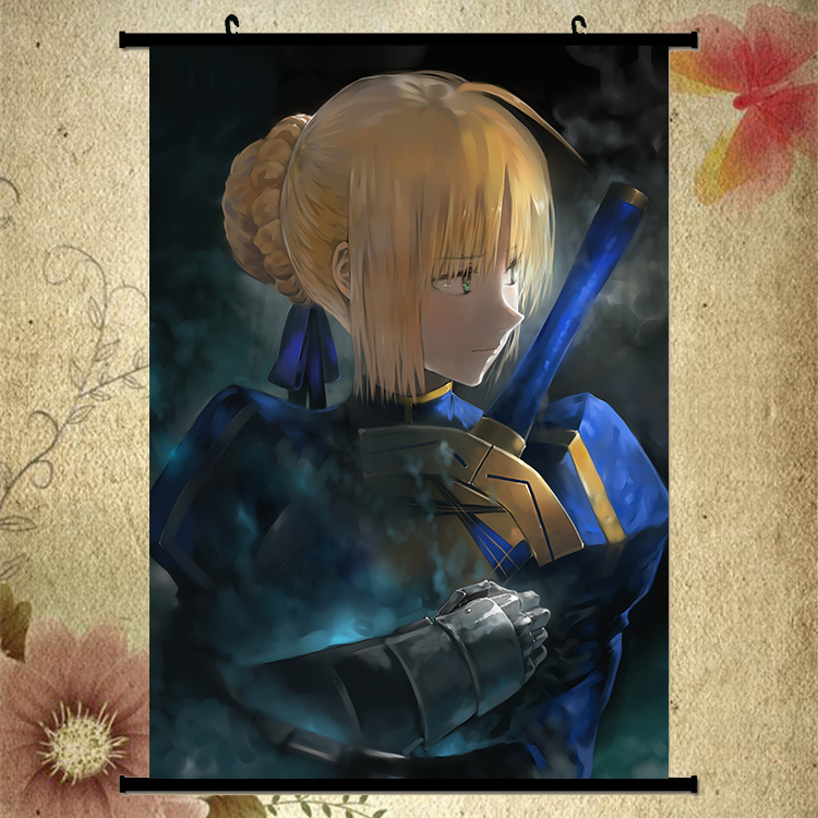 Số phận Định mệnh Đêm dài Saber Vua của tôi Arthur King Treo Tranh Anime Mặt dây Bức tranh tường Bao quanh Poster lớn - Carton / Hoạt hình liên quan hình dán mặt cười