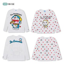 Japanese childrens clothing boys and girls shirt 2-6 spring and autumn cotton long sleeve small children bottom T-shirt round neck pullover