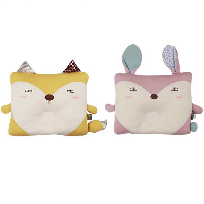 Baby Pillow 0-2 Year Old Newborn Breathable Pure Cotton Nursery Lengthened Cartoon Child Kid Baby Pillow