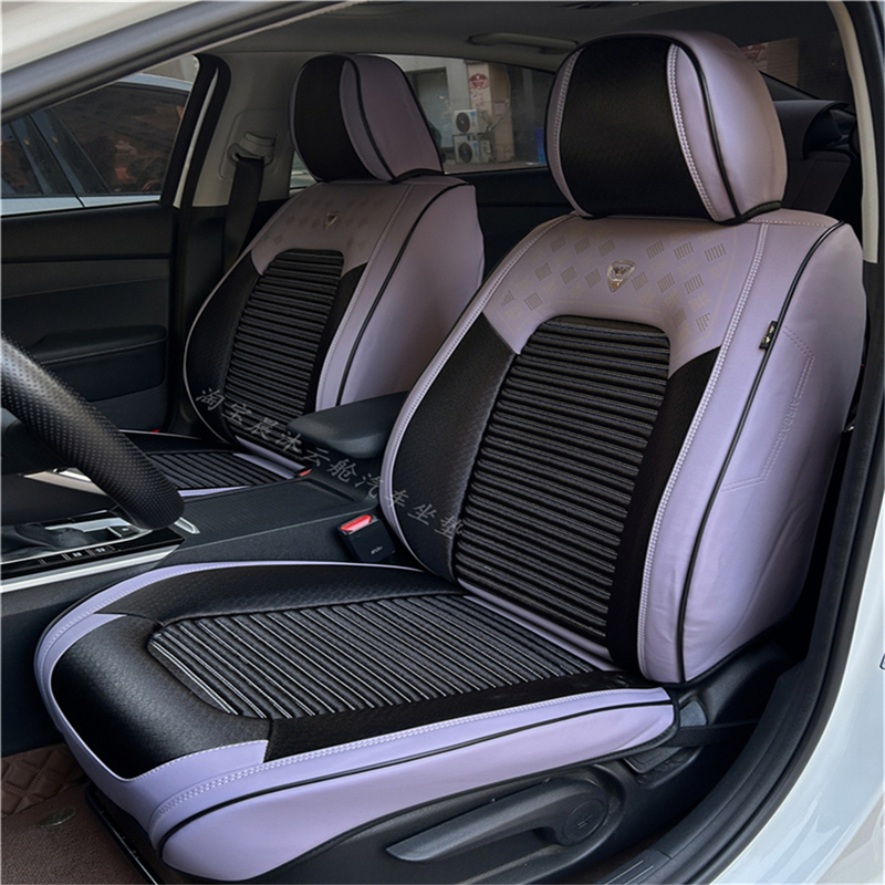 New 9D Full-Coverage All-Season Car Seat Cushion, Nappa Leather, Triple Protection, Silk Fabric, No-Wash, Wear-Resistant, Breathable