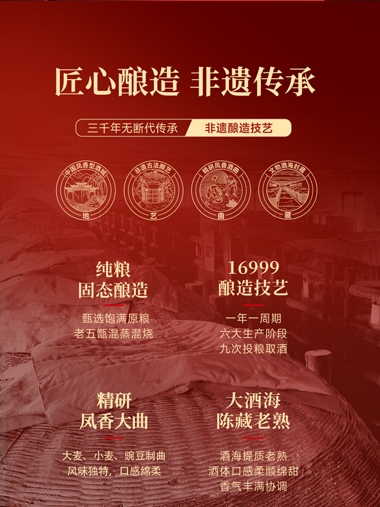 安享好物 安享A级白酒-西凤1964  红运白酒 国标 