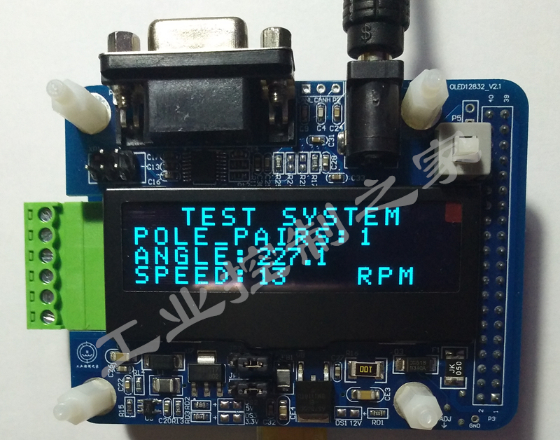 Rotary Transformer Decoding Board Ad2S1210 Rotary Encoder Decoding Motor Zero Adjustment Instrument Oled Screen