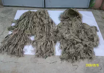 Camouflage clothing children's auspicious clothing sniper field photography cos silk camouflage clothing