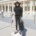 Quần legging cho bà bầu xuân hè mặc thời trang xuân hè thu tiết mỏng cho mẹ quần chín điểm quần jeans mùa xuân - Phụ nữ mang thai quần / quần bụng Phụ nữ mang thai quần / quần bụng