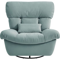 Lins home cream style lazy sofa can sleep and lie down on the balcony bedroom caterpillar small sofa dormitory single chair
