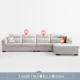 Sau Lin vải nội thất sofa hiện đại nhỏ gọn phòng căn hộ nhỏ sống hình chữ L sofa chaise ánh sáng sang trọng sẵn sàng S016 - Ghế sô pha