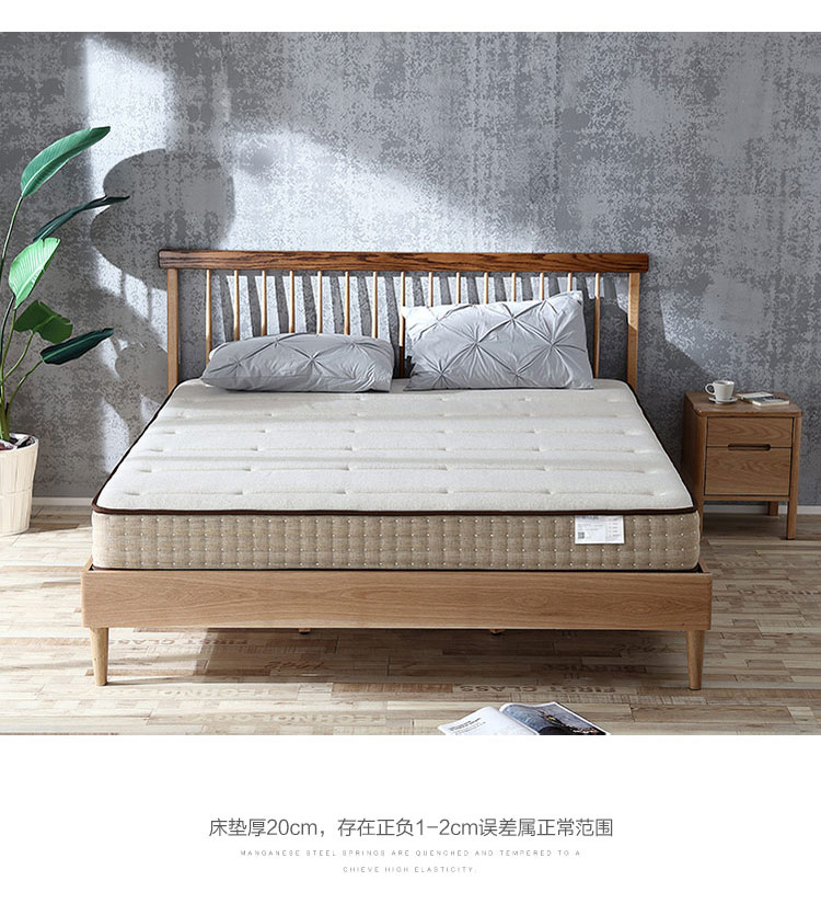 Lin nội thất xơ dừa cứng cột sống chăm sóc nệm giường đôi 1.8m 20cm dày 1,5 latex nệm lò xo CD033 - Nệm nệm lò xo giá rẻ