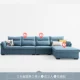 Sau Lin vải nội thất sofa hiện đại nhỏ gọn phòng căn hộ nhỏ sống hình chữ L sofa chaise ánh sáng sang trọng sẵn sàng S016 - Ghế sô pha