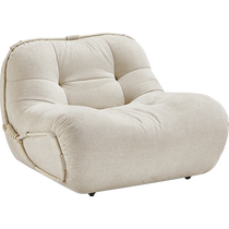Lins Home Cloth Art Single Sofa Cream Wind Removable Module Sofa 100 Hitch Lazy Chair BS503