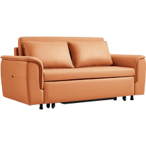 Lins Home Modern Internet Celebrity Small Apartment Living Room Multifunctional Folding Dual-Purpose Pull-out Technology Fabric Sofa Bed