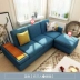 Lin vải nội thất sofa hiện đại nhỏ gọn căn hộ nhỏ phòng khách ba Bắc Âu lưu trữ kết hợp giường sofa 1004 - Ghế sô pha Ghế sô pha