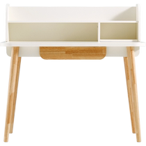Lins home solid wood leg desk frame integrated small apartment bedroom living room office study writing table