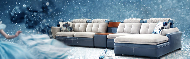Lin hiện đại nhỏ gọn căn hộ nhỏ vải sofa lớp không gian phòng khách ba người chaise dài đóng gói kết hợp 2040