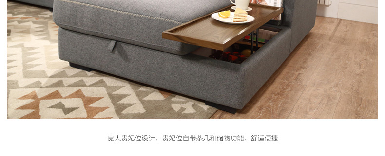 Lin của Bắc Âu khách hiện đại nhỏ gọn vải phòng sofa căn hộ nhỏ nền kinh tế lưu trữ hình chữ L sofa set 995