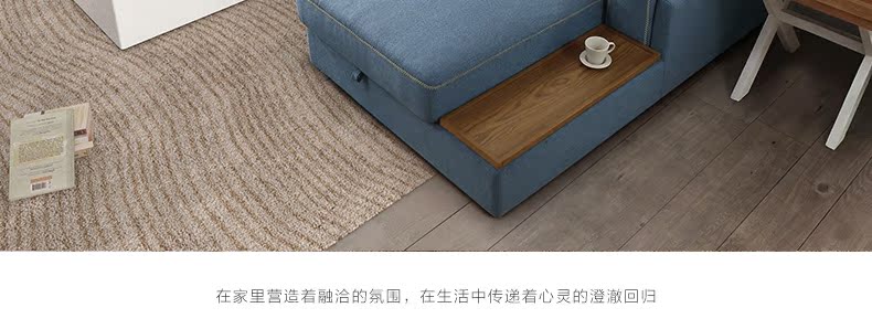 Lin của Bắc Âu khách hiện đại nhỏ gọn vải phòng sofa căn hộ nhỏ nền kinh tế lưu trữ hình chữ L sofa set 995