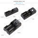 Huasheng Black Panther 18650 Dual-Slot Charger for Home Use 18500 Flashlight Lithium Battery Charger Direct Charging Charger with Overvoltage Protection