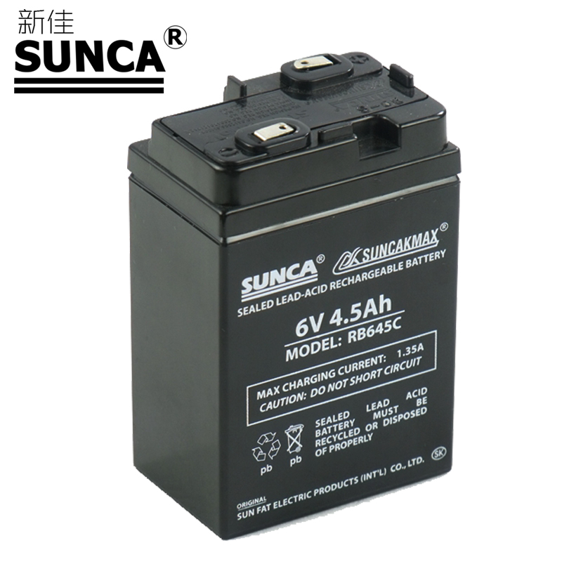 SUNCA RB645C Emergency Light Special Battery 4 5AH Rechargeable Battery sunca-rb645c-emergency-light-special-battery-4-5ah-rechargeable-battery