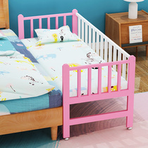 Childrens Bed Iron Art Splicing Bed With Guardrails Boy Girl Single Bed Ducal Edge Small Bed Widening Baby Splicing Large Bed