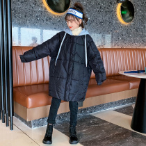Girls cotton-padded clothes 2021 New Korean winter clothes childrens foreign-style down cotton-padded jacket coat