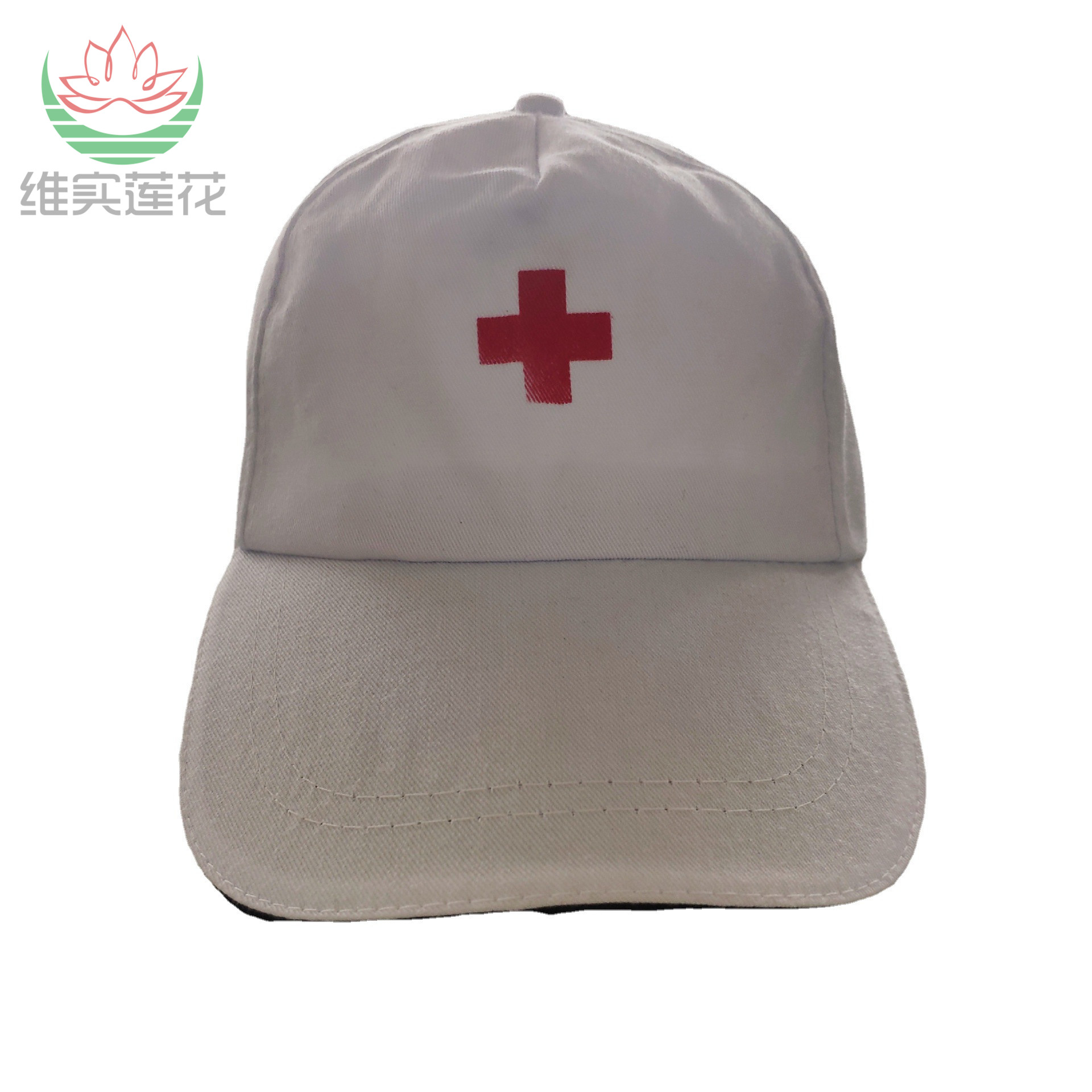 China Red Cross hat custom youth volunteer Little Red Riding Hood volunteer activities summer hat rescue team equipment
