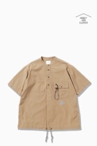 And wander drip short spring summer casual functional pocket collar short sleeve shirt male and female