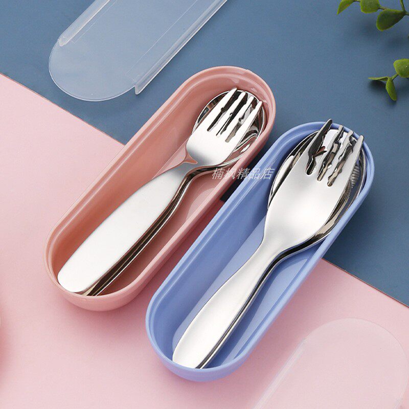 🌟316不锈钢勺叉幼儿园神器，宝宝辅食喂养轻松搞定！👶-儿童餐具-淘宝好物网
