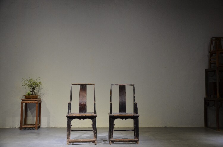 Official hat chair batch grey furnishings Shanxi old furniture ancient furniture Ming Dynasty furniture-Taobao