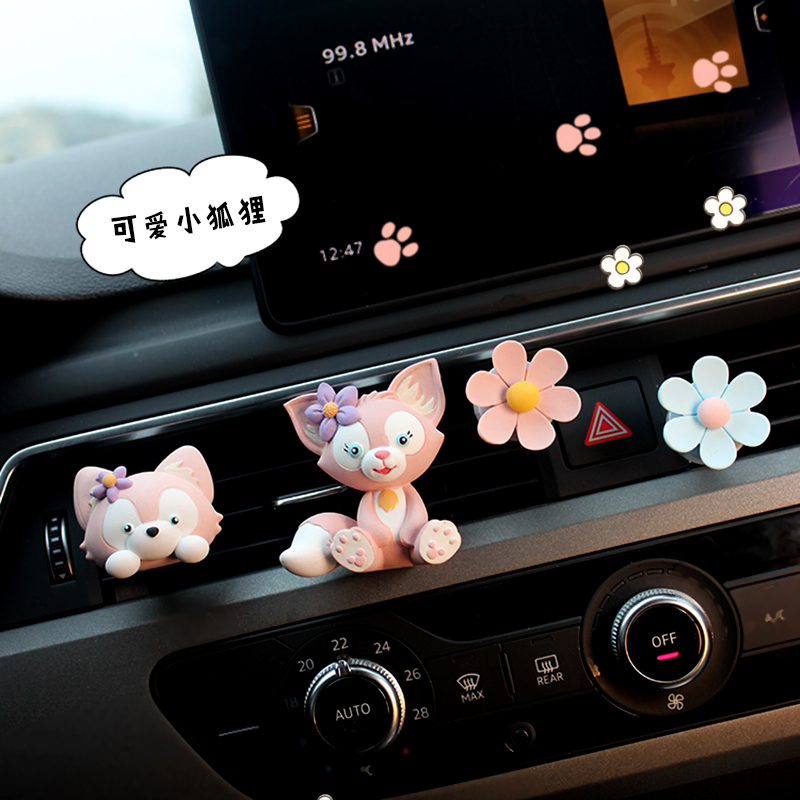 In Lingnabel Car Exhaust Aroma Car Perfume Car Interior Decorated with Expanded Fragrance New Car Cute Gift
