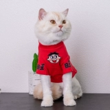 Интернет-знаменитость кошачья одежда летняя тонкая плюша