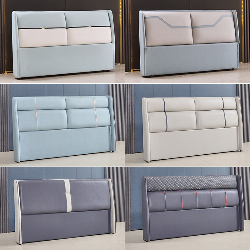 Technology cloth headboard soft bag 2021 new simple modern single buy a floor back board solid wood bedside custom-made