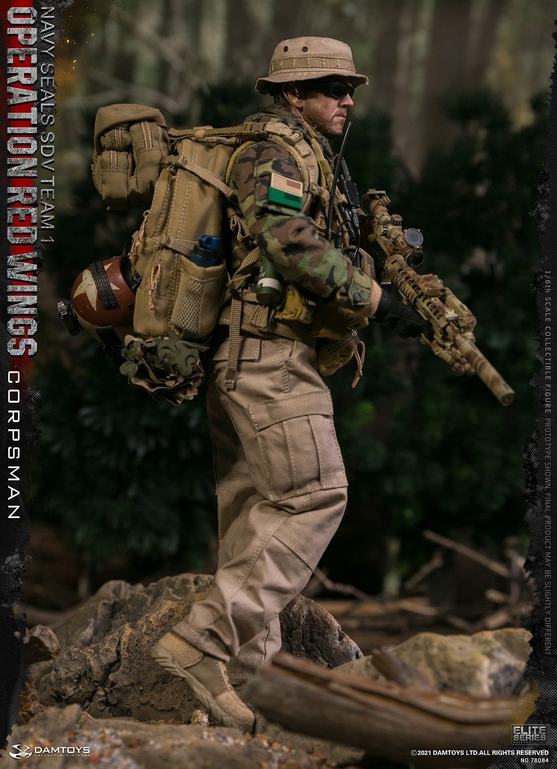1:6 scale DamToys Operation Red Wings Corpsman 12