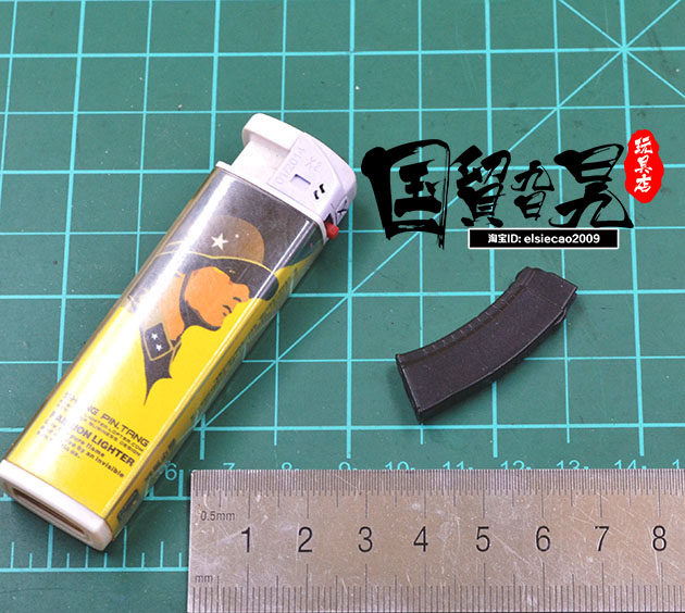 SuperMCTOYS M-069A B Alpha Blackcoat Edition Mountain Division AK Ammunition Clip 1 6 Soldier Model