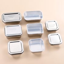 School cafeteria food sample box 304 stainless steel kindergarten sample left a special box with a seal square