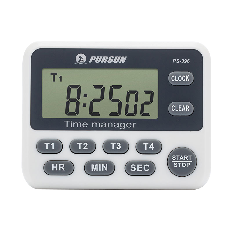 Four groups Multi-channel timer Tiber timer Kitchen Baking Students Trial Learning With Multifunction Stopwatch