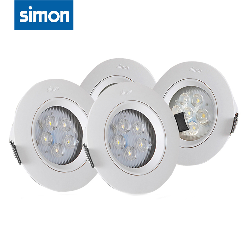 Simon LED Home Lighting 4W Ultra Slim Spotlight Living Room Ceiling Recessed Aisle 6w Ceiling Light