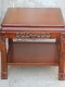 Chinese-Style Antique-Style Simple Side Table, Corner Table, Small Coffee Table, Rounded Corner Tea Table, Sofa Side Table, Rectangular Solid Wood Small Square Table