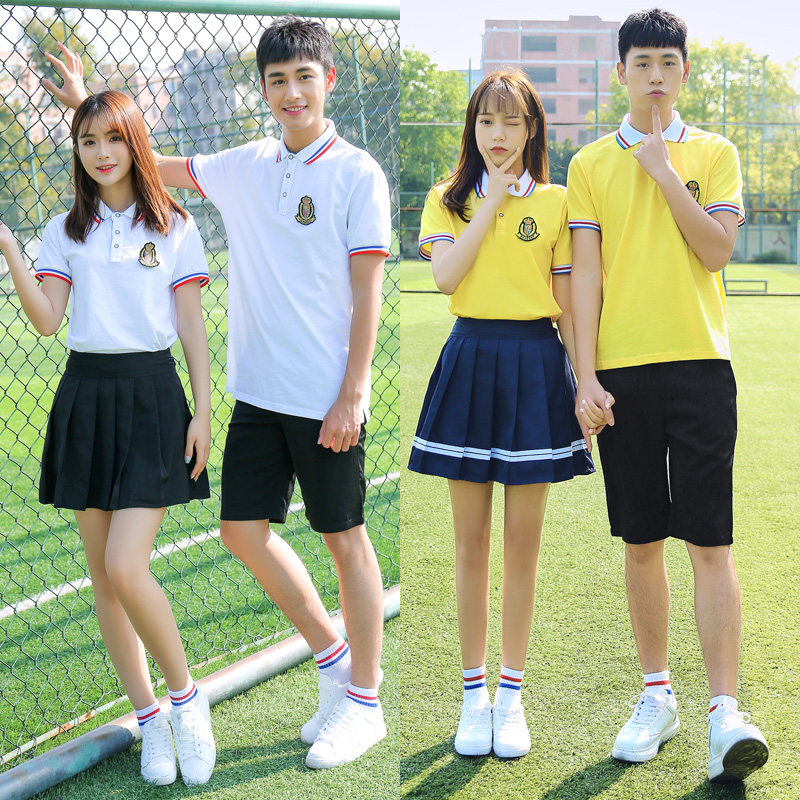 Han Edition England College Wind School Clothing Summer High School Students Junior High School Japanese Graduate Uniform Korea