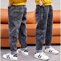 Boy Clothing Boy Jeans Spring Spring Autumn Style Add Suede Thickened Denim Cotton Pants Children Pants CUHK Kids Casual Long Pants