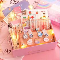 School season stationery big gift package primary school entrance school supplies junior high school students girl heart cute set
