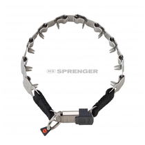 Germany HS HERM SPREGER stimulation chain stainless steel silver wide piece dog tooth chain train