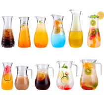 Acrylic liquor jug pot PC juice pot anti-drop restaurant cold kettle bar tie pot plastic transparent decanter