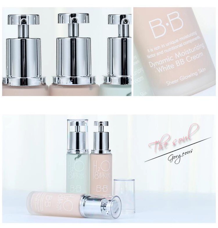 8 ly nước BB cream sinh viên dạng lỏng nền mỹ phẩm hiệu suất kem nền cô dâu làm sáng màu da giữ ẩm